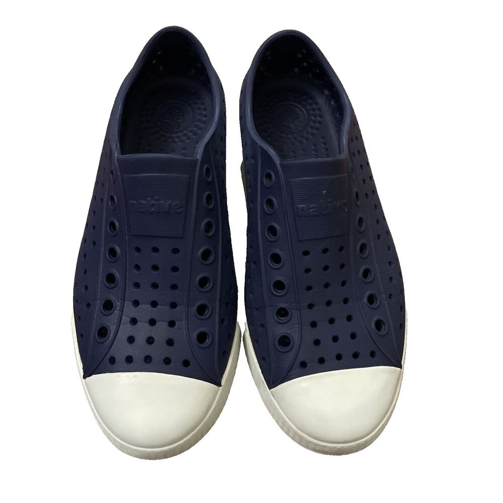 Native Shoe Navy Blue Jefferson Waterproof Sneaker Shoes Unisex Size M4  W6